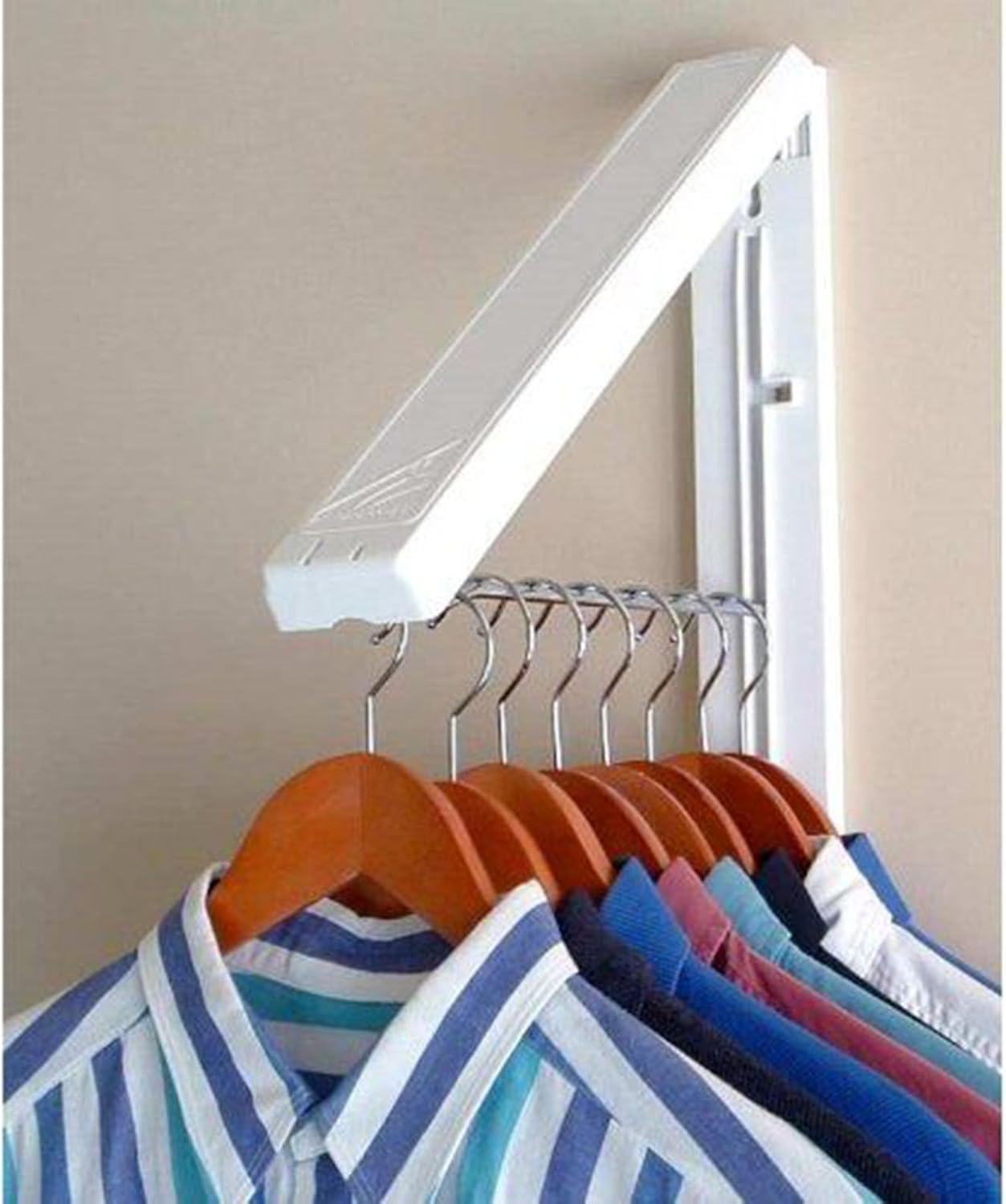 Leadrise® Clothes Hanging System,Foldable Wall & Door