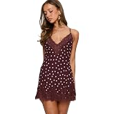 Princess Polly Women's Call My Lover Lace Slip Mini Dress