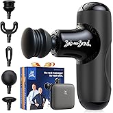 BOB AND BRAD Q2 Mini Massage Gun, Pocket-Sized, Small, Travel Essential | FSA-HSA Eligible, Portable Handheld Back Massager for Muscle Relief, Percussion Deep Tissue Massager Gun, Gift for Men Women