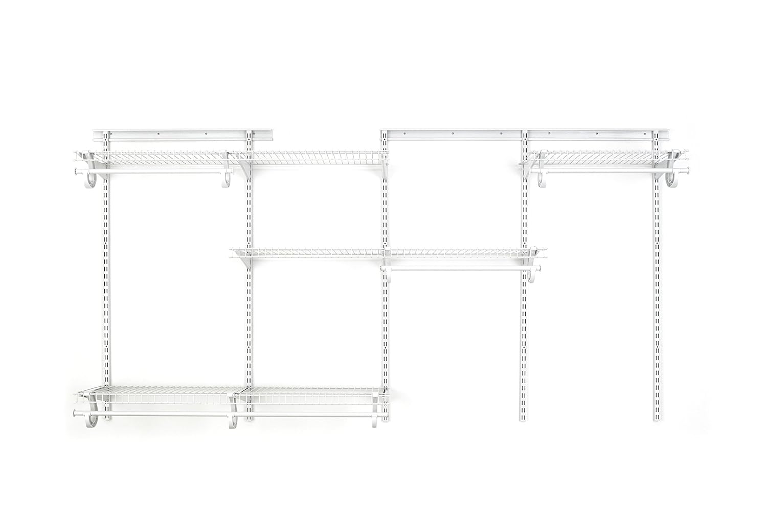 Which Is The Best Rubbermaid Closet Kit 11′ White