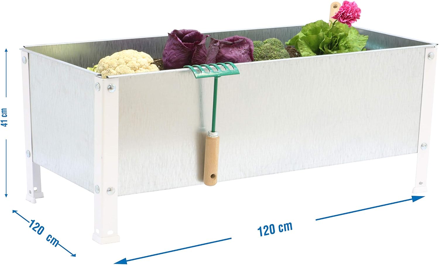 Huerto urbano Urban garden Galva/Galvanizado Simonrack 410x900x600 ...