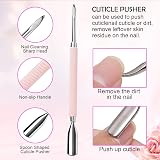 Makartt Cuticle Cutter with Pusher and Nipper 3 Pcs Set Stainless Steel view 4