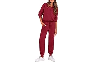 Womens Outfits Sweatsuit Sets, Casual Zip Up Sweatshirt & Tracksuit Pants