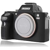 Easy Hood Camera Case for Sony Alpha A7II/A7RII/A7SII Camera-Black | Soft Silicone, Enhanced Grip, Slim Fit, Lightweight, Cam