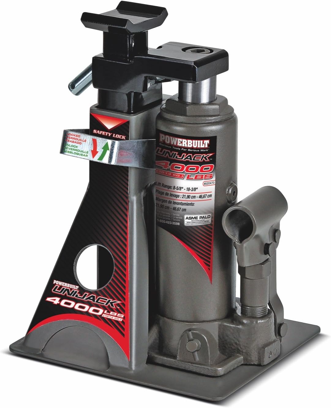 Powerbuilt 620471 Unijack - 6000 lb. Capacity: Automotive