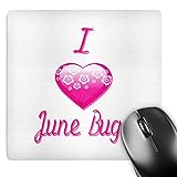 3D Rose "Pretty Pink Flowery I Love June