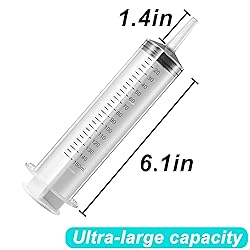 2 PCS 150 ML Large Syringes, Plastic Garden