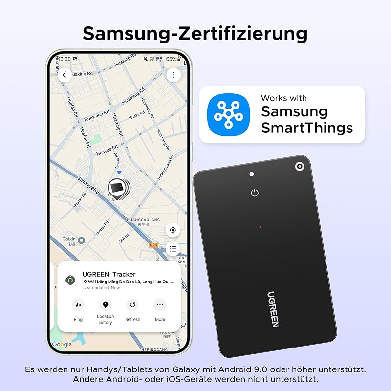 FineTrack Slim S Tracker Kompatibel mit Samsung SmartThings