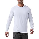 Pioneer Camp Men's Sun UV Protection SPF Shirts UPF50+ Rash Guard Long Sleeve Lightweight Hiking Quick Dry Running Swim Shirt