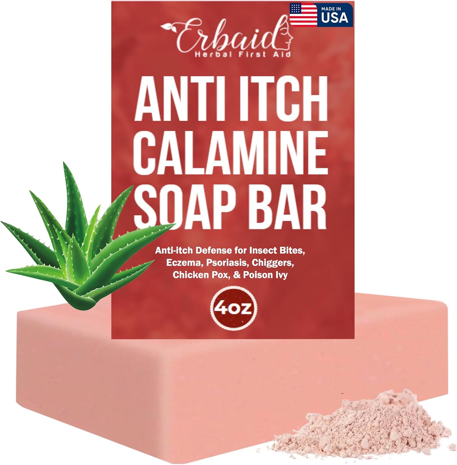 Bar Rash Snacks Calamine Soap Bar for Itching – All Natural Instant Itch Relief ...