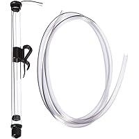 Auto-Siphon with 6 Feet of Tubing and Clamp (Clear)