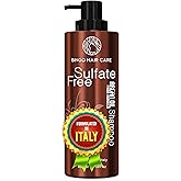 BINGO HAIR CARE Moroccan Argan Oil Shampoo - Sulfate Free, Anti Frizz Hydrating Thickening Care for Women and Men - Deep Moisturizing Treatment for Color Treated, Curly, Frizzy, Damaged and Dry Hair