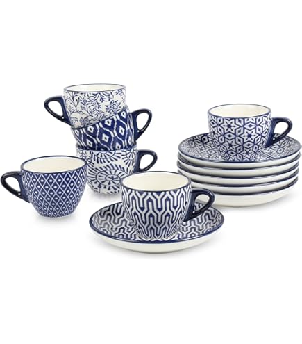Amazon.com | Royal Worcester Regency Blue #Z1686 Cups & Saucers