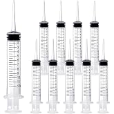 Wisdom Teeth Syringe, 12ml Dental Irrigation Syringe (10 Pack) | Sterile Individually Package with Measurement for Oral Dental Care, Tonsil Stones Removing, Lab, Liquid, Feeding