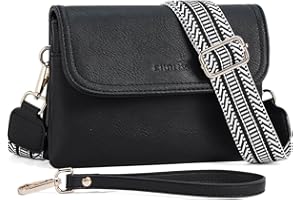 CHOLISS Crossbody Bags for Women, Wristlet Wallets for Women Small Trendy Vegan Leather Phone Purse Handbag for Travel Casual