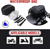 JFG RACING Motorcycle Bag Waterproof PU Leather Tail Bag Seat Luggage view 4