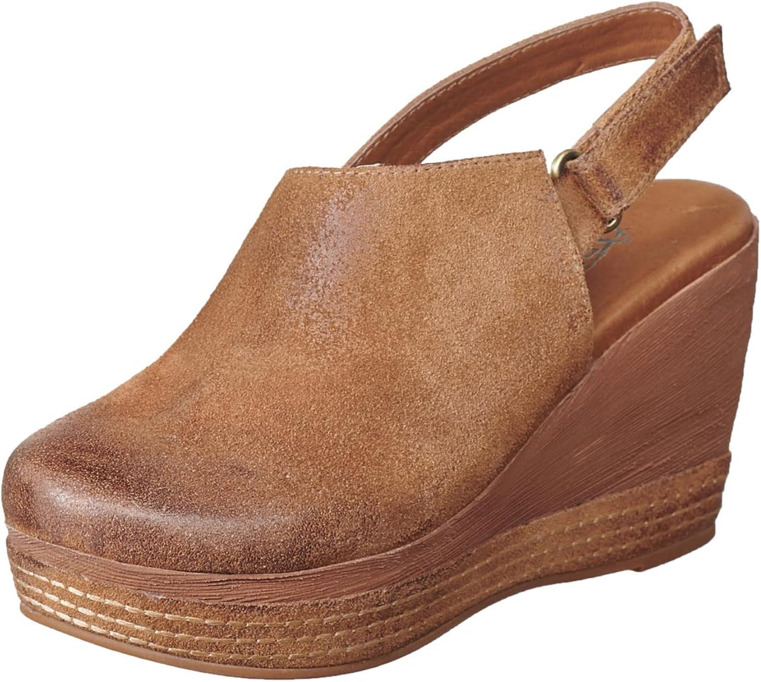 antelope suede mules