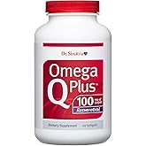 Dr. Sinatra Omega Q Plus 100 Resveratrol – Omega-3 Supplement Supports Heart Health and Provides Antioxidant Power with 100mg of CoQ10 and Resveratrol (60 softgels)