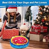 Vivifying Snuffle Mat for Dogs Durable Interactive Toy 17in Pink Yellow view 7