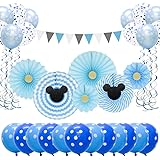 Amazon Com Baby Shower Mickey Mouse Mom To Be It S A Boy Sash Blue Ribbon And Corsage 1 Baby