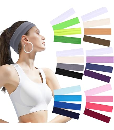 Amazon.com : Zapire 25pcs Elastic Stretch Sport Hairbands  display picture 1