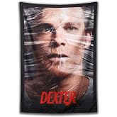 Paramount Dexter Fabric Poster - 24x 36 Wall Art for Boys Room Decor Single | Dexter Printed Tapestry Wall Hanging for Bedroom Dorm Office | Unframed Dexter Poster