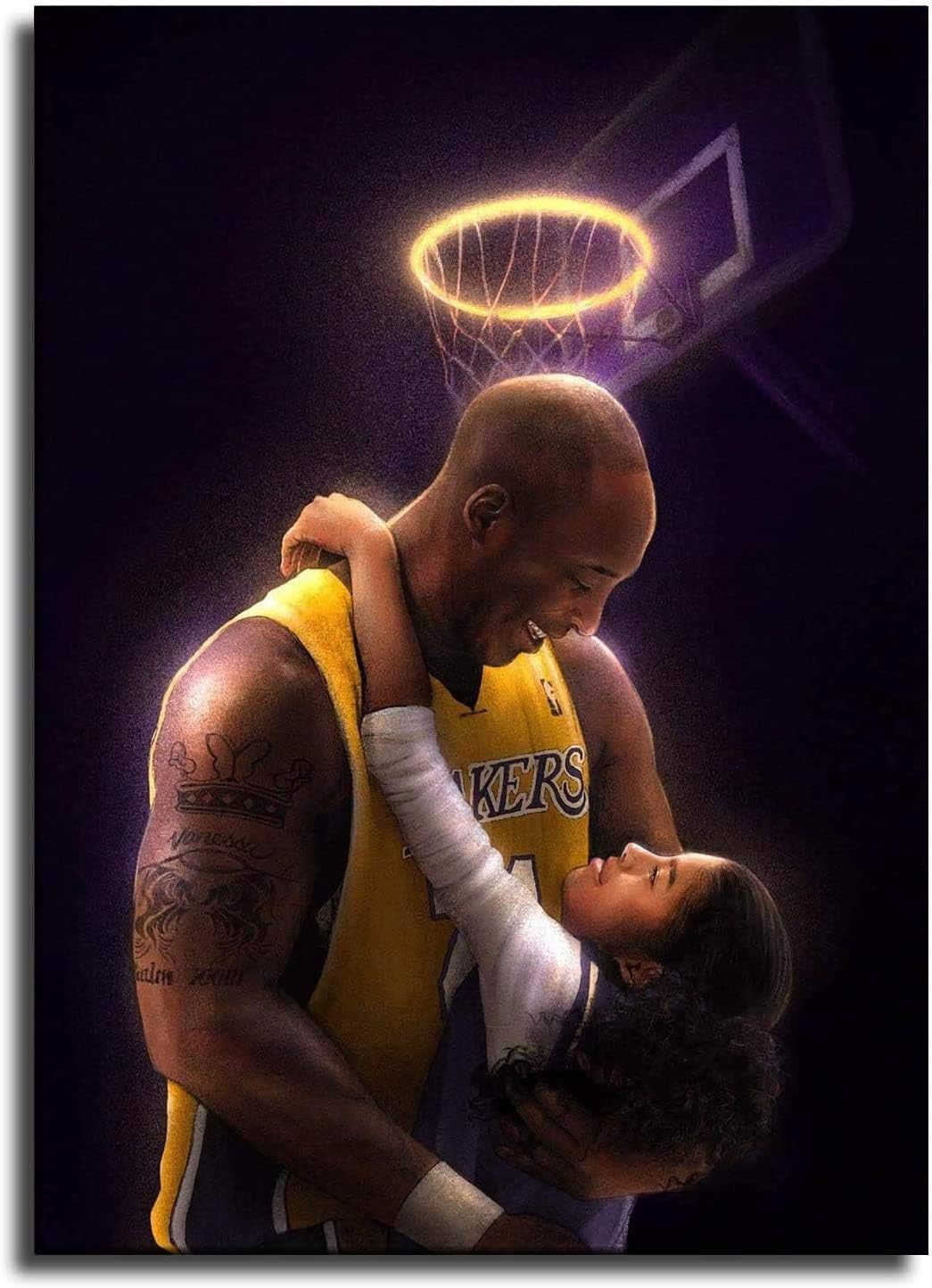 Kobe Bryant Canvas Prints Los Angeles Lakers Quotes Basketball Picture Poster Wall Art Artwork 27 50x70cm Amazon Co Uk Kitchen Home