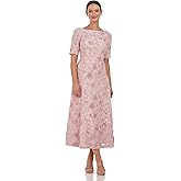 JS Collections Womens Jenni Lace Tea Length DressCocktail Dress
