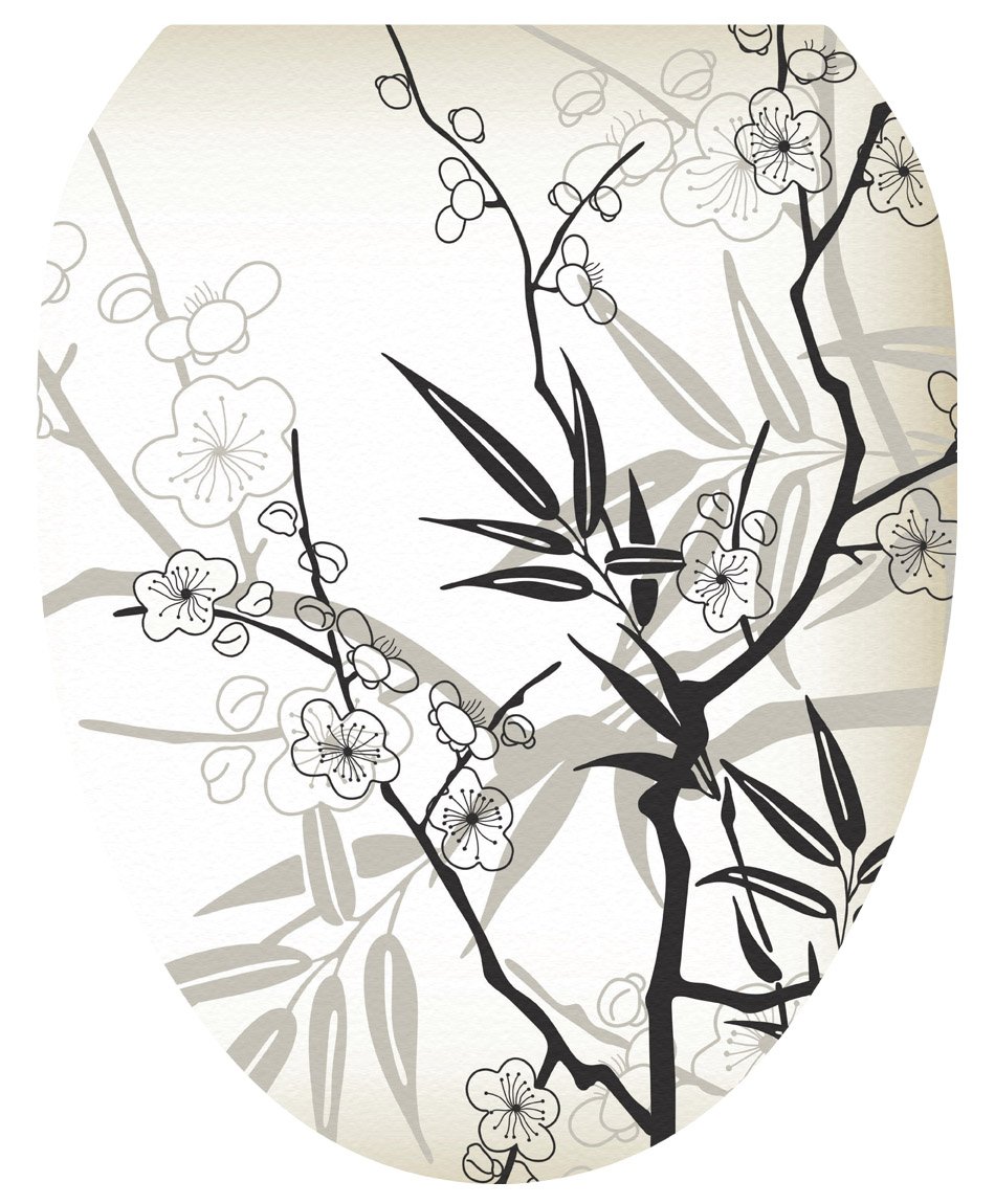 Best round toilet seat decals