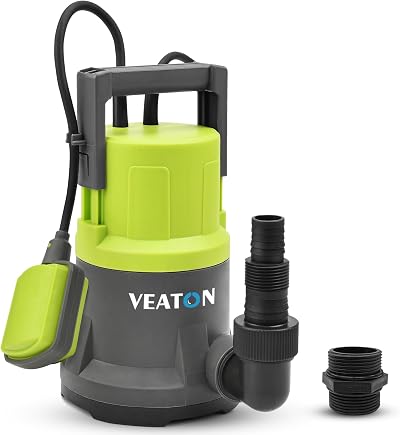 VEATON 400W Submersible Water Pump 11000 L/H Auto Float Switch 8m Lift