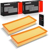 A-Premium 2-PC Engine Air Filter Compatible with Mercedes-Benz Models | for C-Class C230 C240 C320, E-Class E320 E550, CL500 CL550, G550 GL550, ML350 ML450, R350 R550, S400 S550 &amp; More