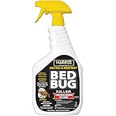 HARRIS White Label Bed Bug Killer, Liquid Spray with Odorless and Non-Staining Extended Residual Kill Formula (32oz)