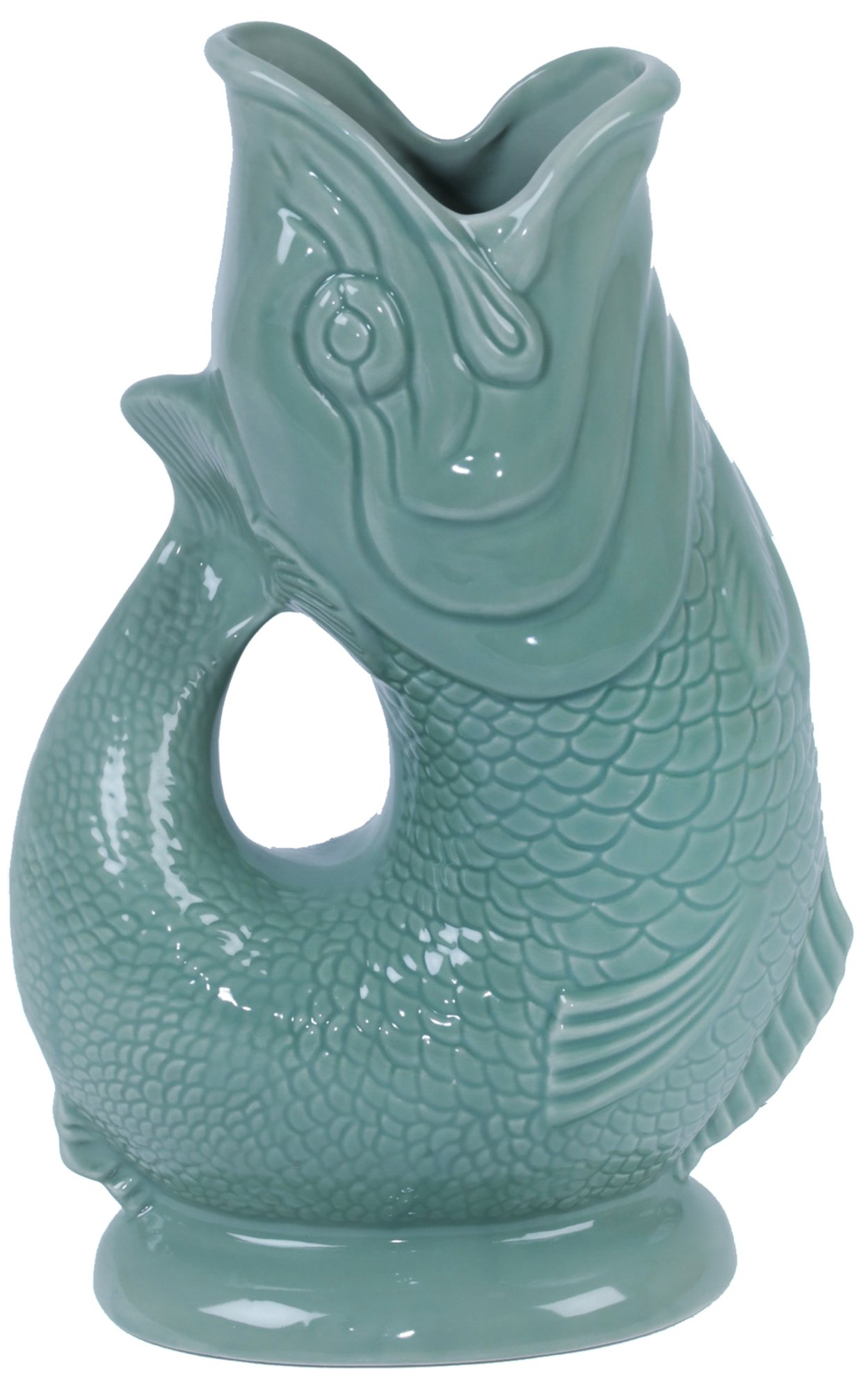 Wade Ceramics Gluggle Jug, Sage Green, Extra Large