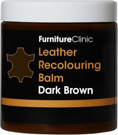 Furniture Clinic Leather Recolouring Balm Dark Brown 16 Colours