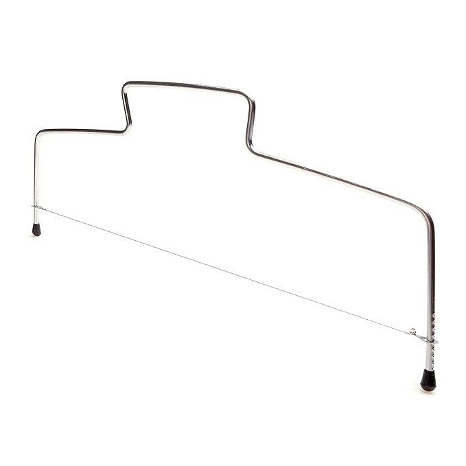 Tortenschneider Tortenbodenschneider verstellbar mit Edelstahl Draht - Tortenbodenteiler leicht zu reinigen – so wird Backen 