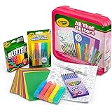 Crayola All That Glitters Art Case Coloring Set, Toys, Gift for Kids Age 5+