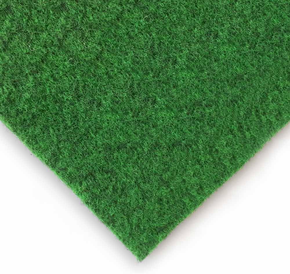 Livingfloor® Artificial Grass Lawn Croma with Knobs green in different lengths '4 approx) Wide, Per Metre