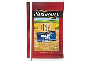 Sargento Ultra Thin Natural Colby-Jack Sliced Cheese, 20 Slices