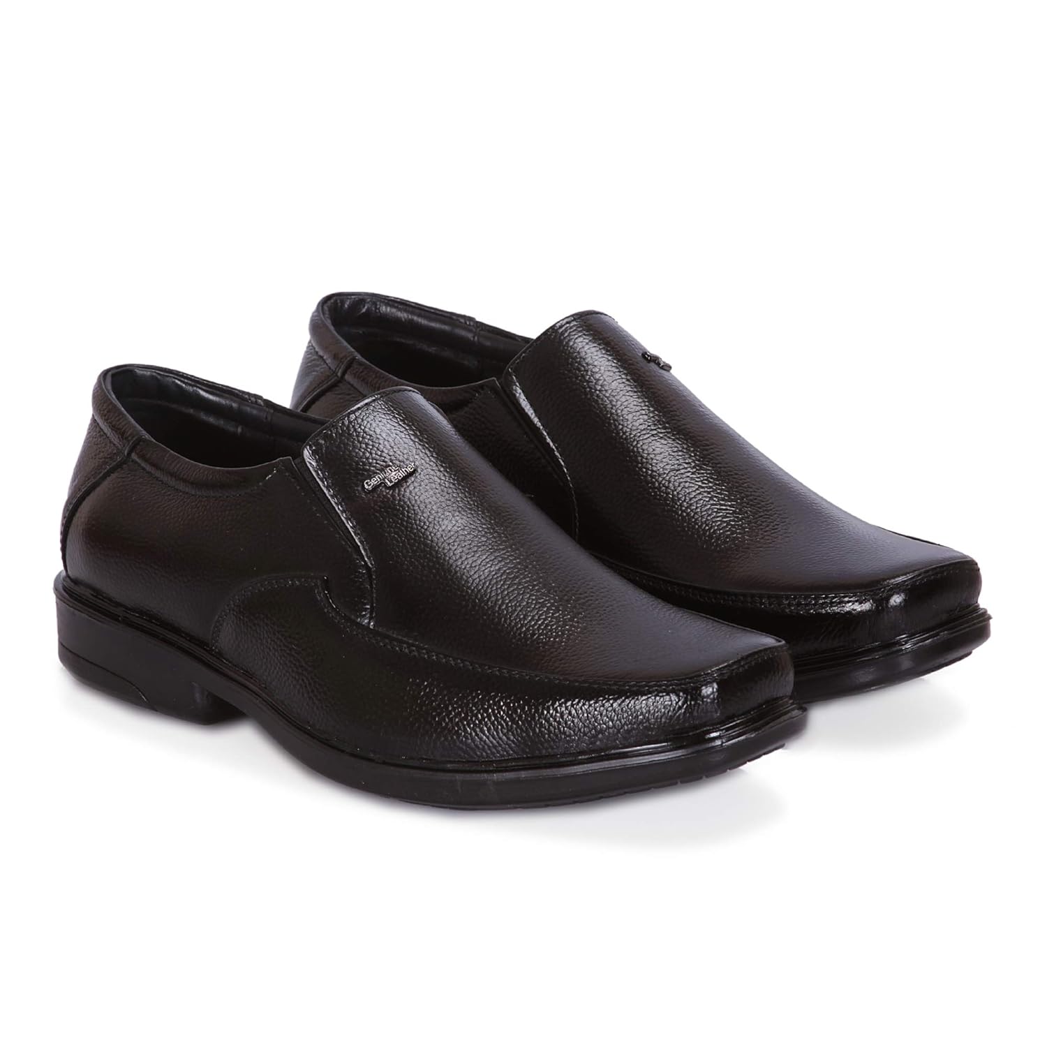 Buy Mens Slip On Leather Black Formal Shoes at Amazon.in