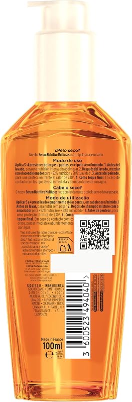 L'Oreal Paris Elvive Óleo de Coco Extraordinário, Tratamento Universal, Para Cabelos Normais a Secos e Sem Brilho, 100 ml