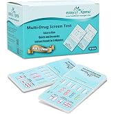 Easy@Home 5 Panel Urine Drug Test Kit, Multi Drug Screening Test, 10 Pack | THC/Marijuana, Cocaine, OPI, AMP, BZO All Drugs Testing in One - Home Use Drug Tests with Results in 5 Mins #EDOAP-754