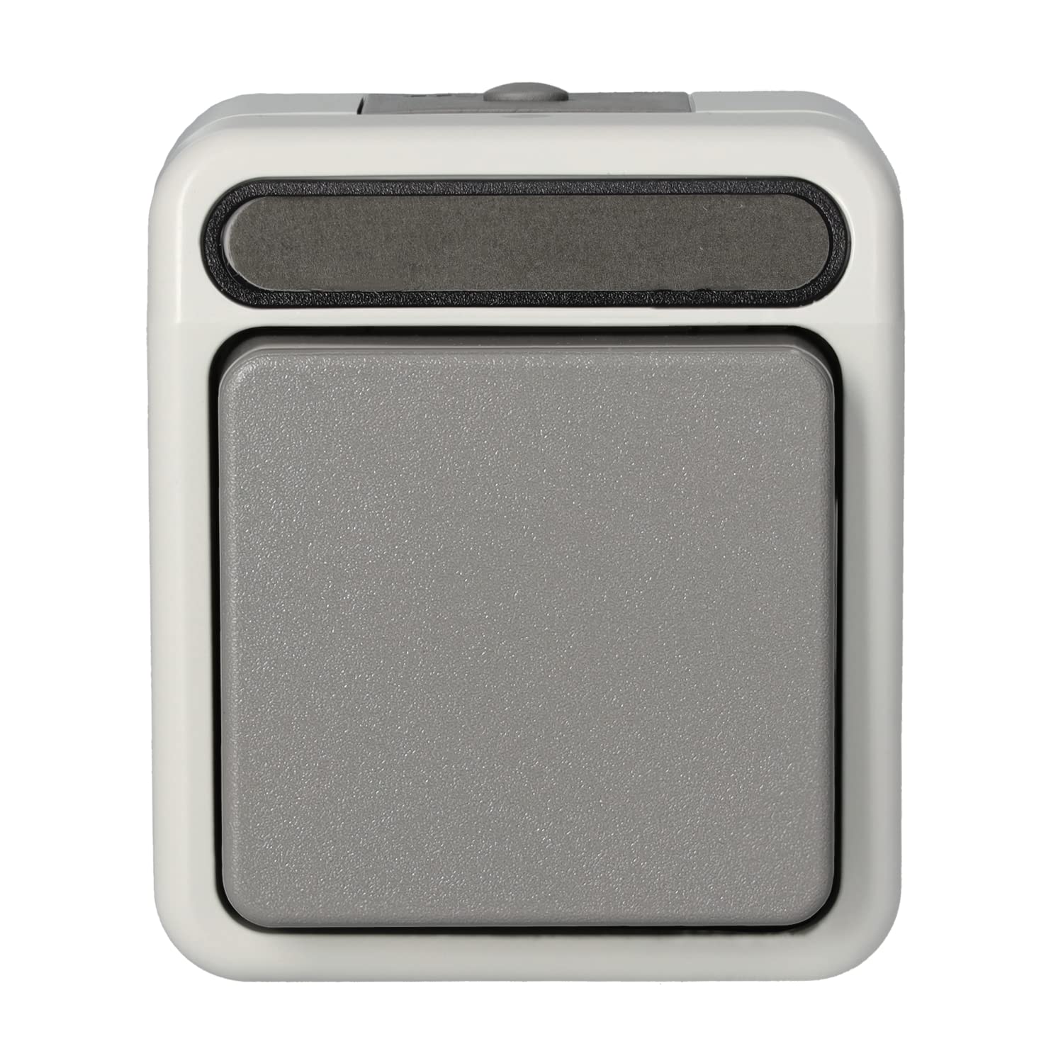 Merten Aquastar Off/Double-Throw Switch, 1-Pole, Light Grey, MEG3116 8029 — image 1