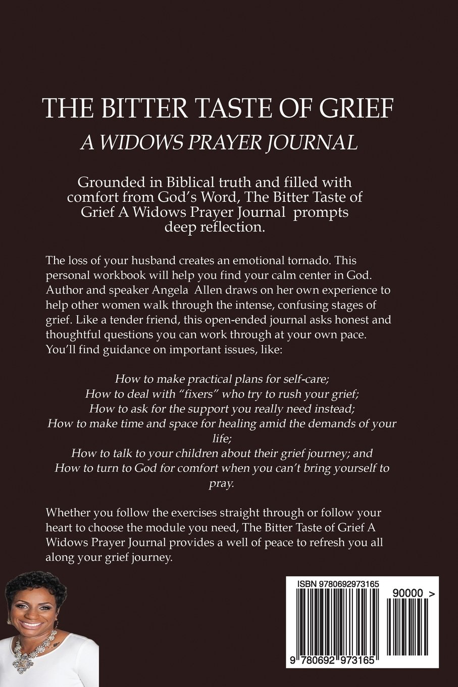 The Bitter Taste Of Grief A Widows Prayer Journal Angela