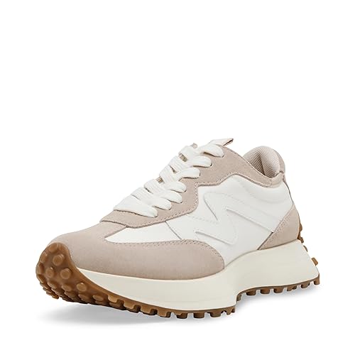 Steve Madden Women's Campo, Beige Multi, 9.5