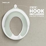 Jool Baby Potty Training Seat with Handles Fits Round & Oval Toilets Sage view 2