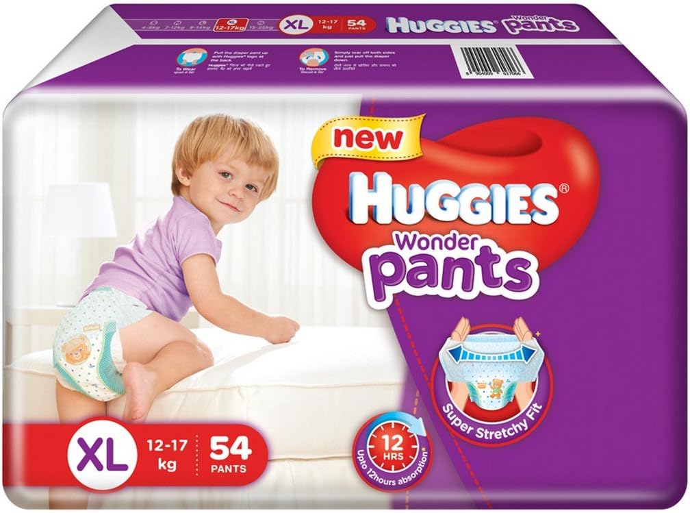 Huggies Wonder Pants Extra Large Size Diapers (54 Count)