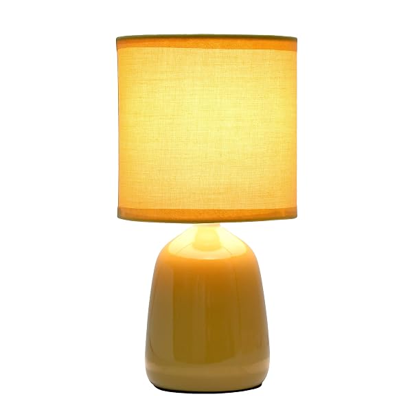 SIMPLE DESIGNS TABLE LAMP, MUSTARD YELLOW (LT1134-MST)