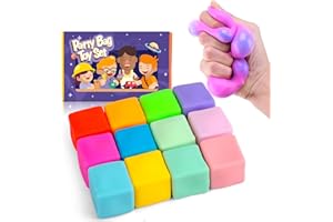 12PCS Stress Ball for Kids,Slow Rising Color-Chaning Stress Balls, Fidget Sensory Toys for Relief,Autism Toys,Stocking Stuffe