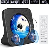 KOVCDVI CD Player with Bluetooth 5.0, USB, FM Radio, Dual Speakers view 2
