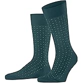 FALKE Men's Tiago Dress Socks, Sustainable Cotton, Crew, 1 Pair